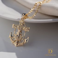 Gold anchor