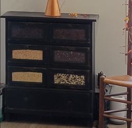 Vintage 7 drawer seed cabinet