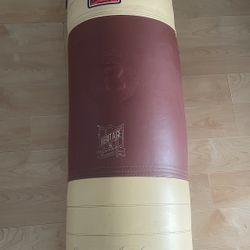 Boxing bag and gloves