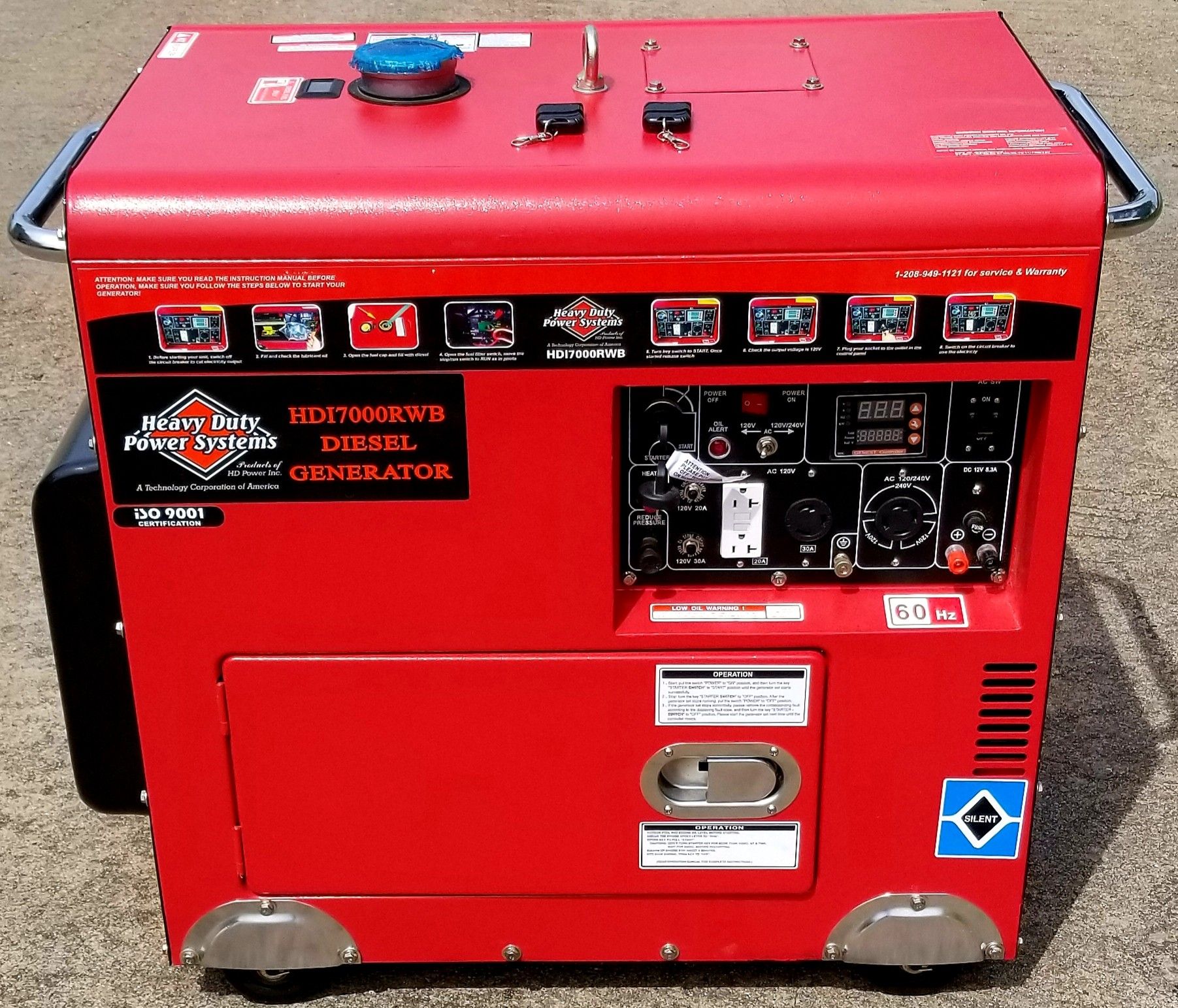 HD17000RWB Heavy Duty Power Systems Diesel Generator for Sale in