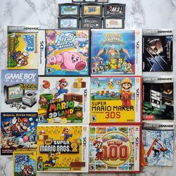 Nintendo GBA, DS A D 3DS Games Mario, Kirby And More READ DESCRIPTION!! 