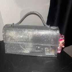 sparkly clear bag
