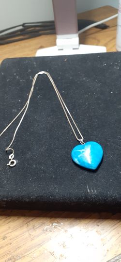 Large Lapis lazuli high polished heart pendant