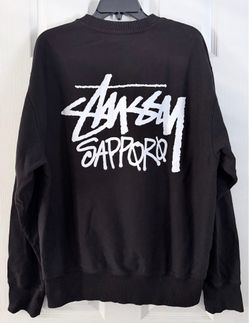 Stussy Sapporo Chapter Store Heavyweight Sweater Size: MEDIUM Tokyo Osaka Honolulu Los Angeles New York Madrid