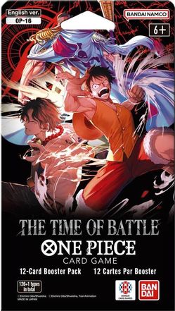 One Piece TCG English OP-16 The Time of Battle Booster Sleeved Pack