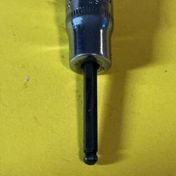 Snap-on Tools USA NEW 1/4" Drive 3mm Metric BALL Hex Bit Socket Driver TMABM3