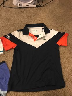 Lil kids Lacoste shirt size 6t