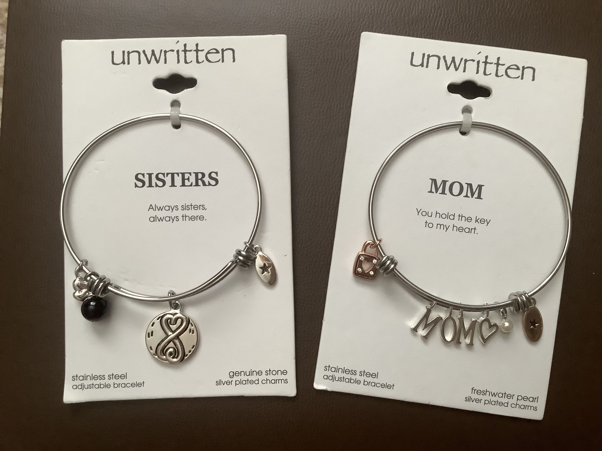 Unwritten Mom Or Sisters Bracelet