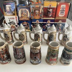 Budweiser Steins