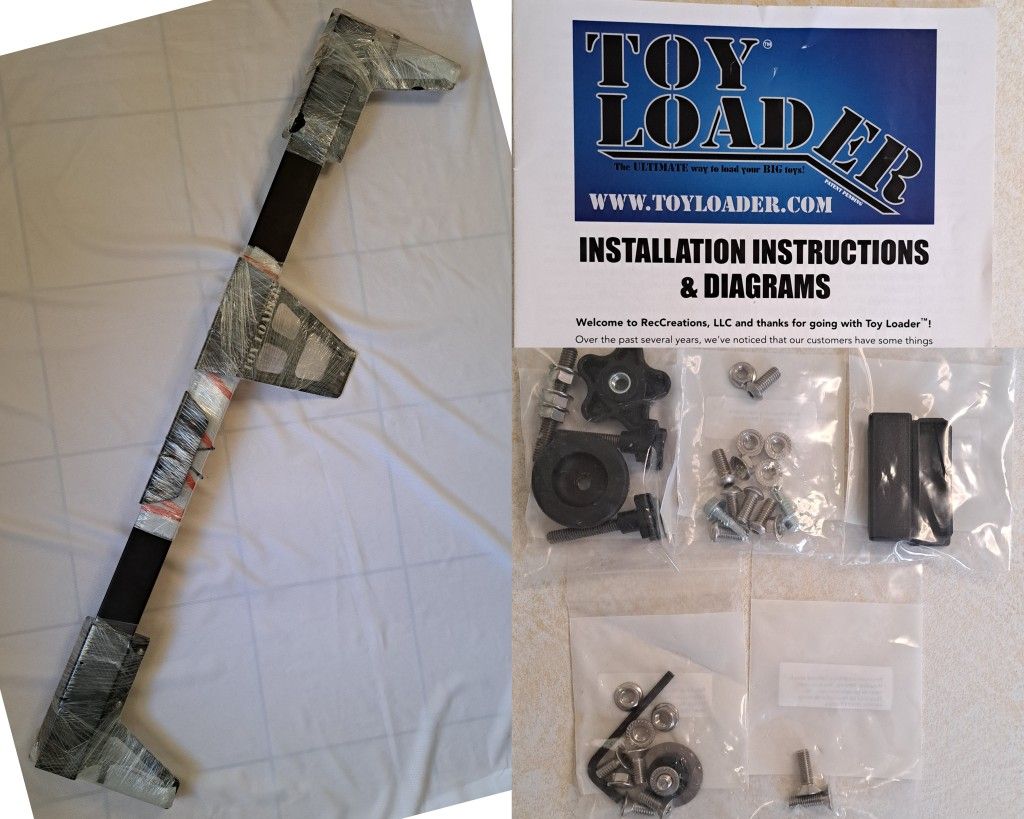 Toy Loader Truck Bed Winch Mount W/O Winch Most ATV, Golf Carts, Equipment, etc.
