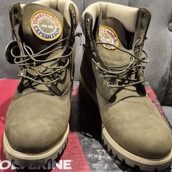 Army Green Timberland Boots 