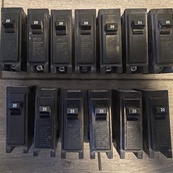 Cuttler Hammer 20amp Single Pole 120/240 New