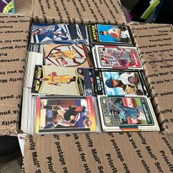 Huge Box Of Sports Cards Mix