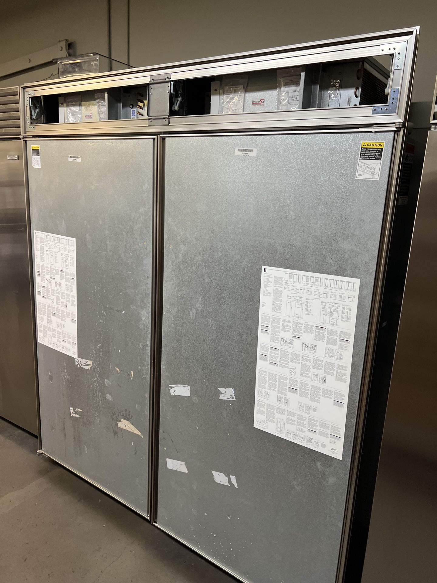 Sub Zero 72”Wide Built In Panel Ready Refrigerator /Freezer