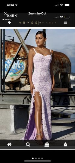 Lavender Lace Dress