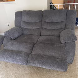 Couch 2 Piece Recliner 