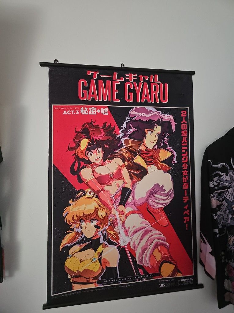 Game Gyaru Scroll Poster