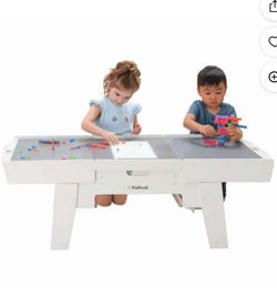 KidKraft Play N Glow Light-Up Building Table w/ Bricks