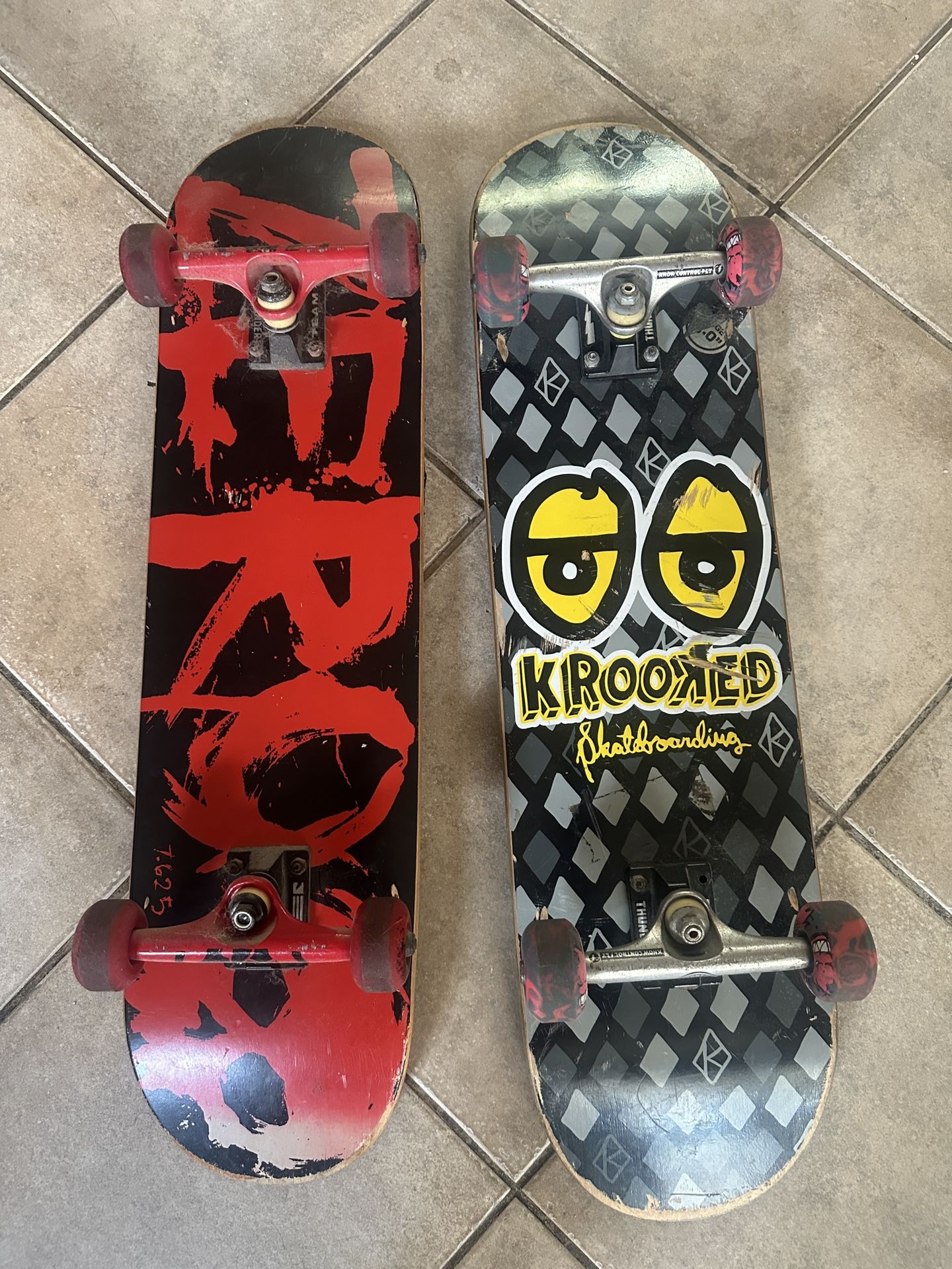 Two Skateboards