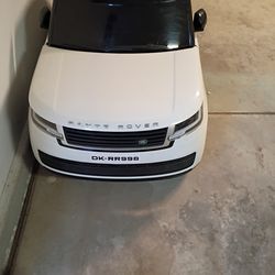 Electric range Rover car