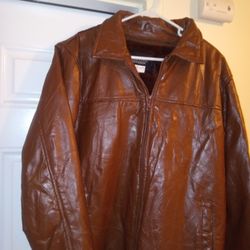 Vintage Flawless Like New Size ( L )  100% Leather   Zipper Lined  Was $329 Selling It For $75 Firm 