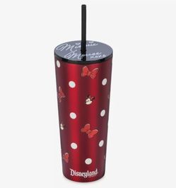 Minnie Mouse Stainless Steel Starbucks Tumbler with Straw – Disneyland