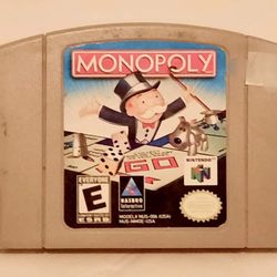 Monopoly Nintendo N64 Game 