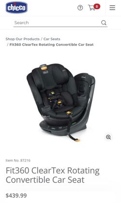 Chicco Fit360 Cleartex Rotating Convertible Car Seat