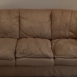 Couch/ Love Seat, 2 End Tables And Entertainment Stand