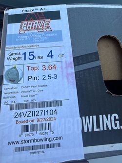 Storm Phaze AI Bowling Ball