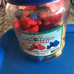 Jumbo Sorting & Counting Dinosaurs