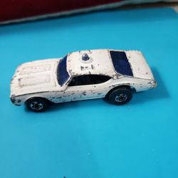 Hot wheels 1969 Police cruiser white Oldsmobile 