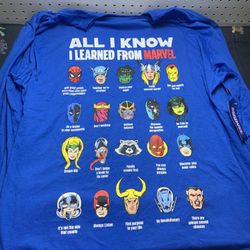 Marvel Comics 3x Long sleeve NWT