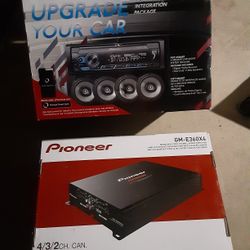 Pioneer Amplifier And Radio