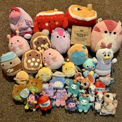 NWT Squishmallows Bum Bumz Disney Snackles Lot Of 31