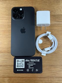 📱 iPhone 16 Pro Max | 256GB | Black Titanium | T-Mobile/Metro PCS Only| Hablo Español