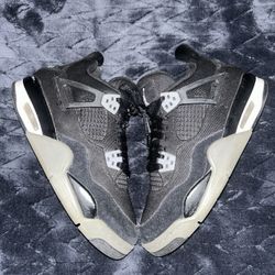 Jordan 4 Black Canvas Size 6.5-Y