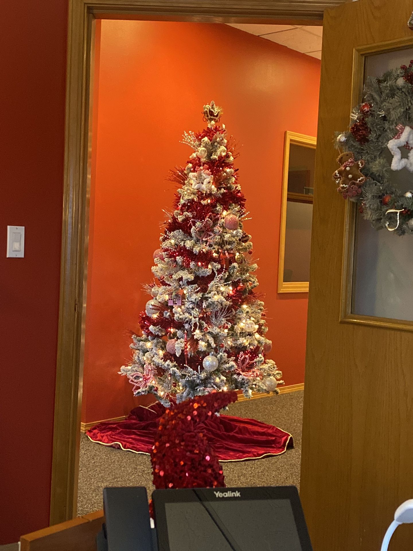 Pre Lit Christmas Tree With All Decorations 