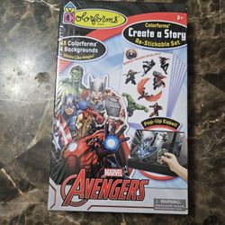 Avengers Colorforms Sealed