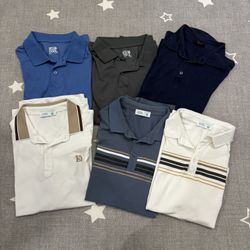 6 Men Short Sleeved Top