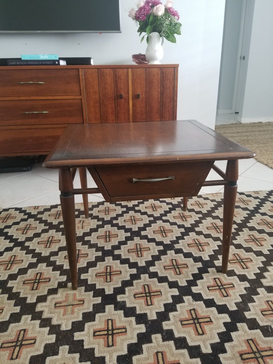 Mid century modern end table side table