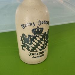 Franz Joseph Sailer Stonewear Beer Bottle