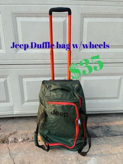 Jeep Rolling Duffle Bag with Wheels