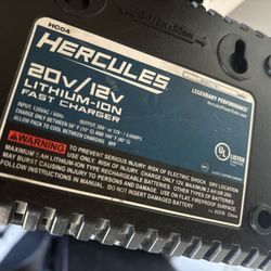 Hercules 20V/12V Lithium-Ion Multi-Voltage Fast Charger