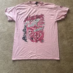 Hellstar No Guts No Glory Pink Large T Shirt 