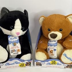 CloudPets Talking Plush Toy - Bear & Cat Set (Bluetooth) – New in Box