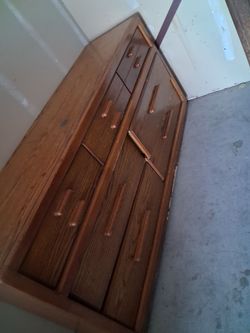 Wood Dresser with Multiple Drawers