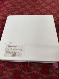 Small white cash register