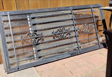 WROUGHT IRON SECURITY DOOR