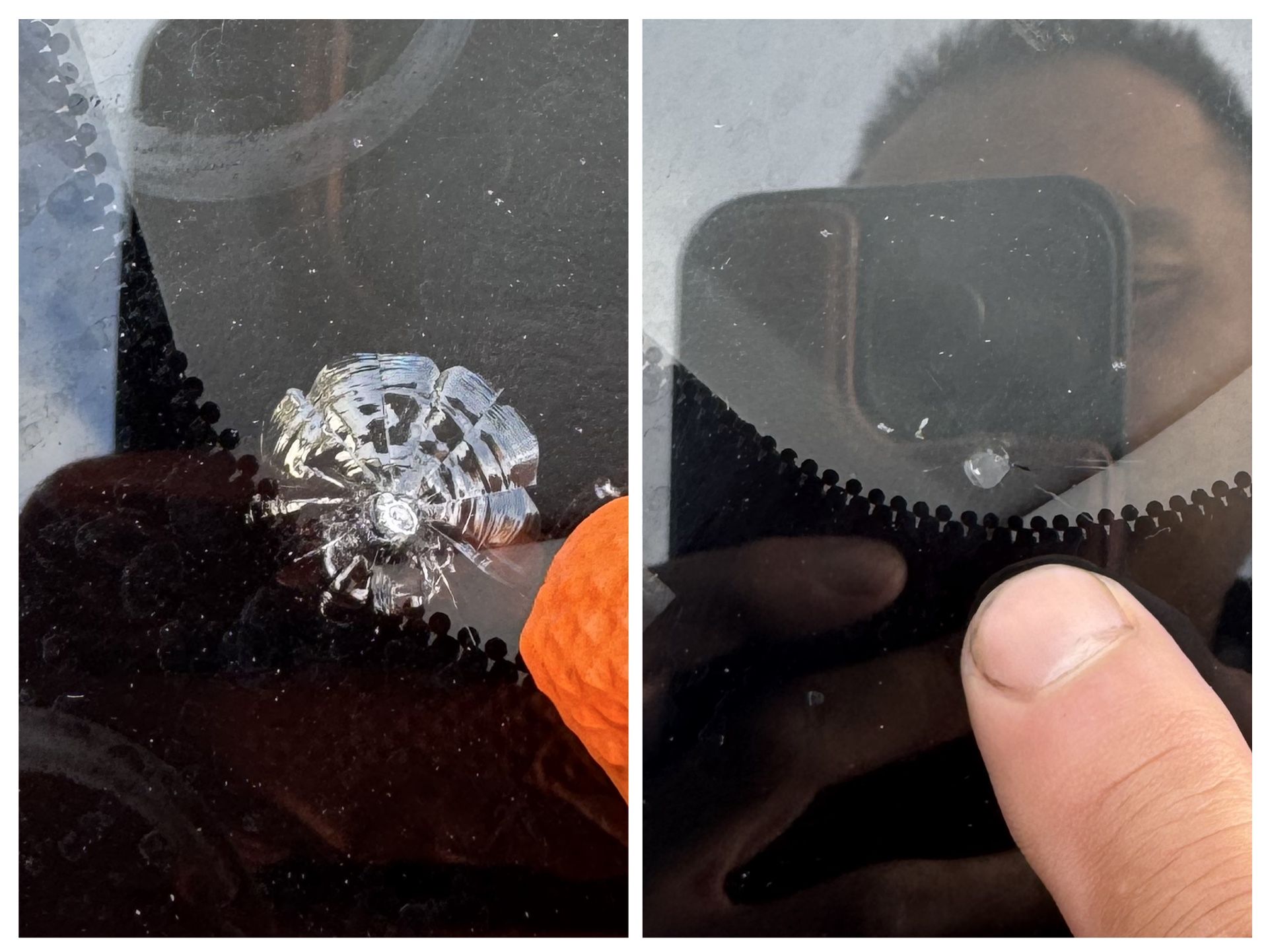 Windshield Rock Chip Crack